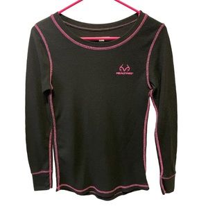Realtree Waffle Knit Thermal Top